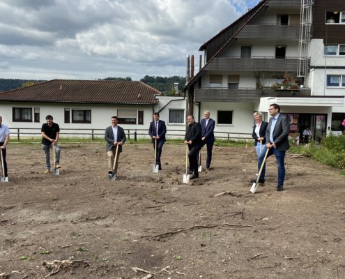 Spatenstich in Oberrot – Pflegeheim Neubau